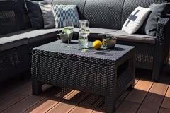 Комплект мебели Corfu Relax Set, серый