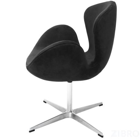 Кресло SWAN STYLE CHAIR графит, искусственная замша в Ярославле