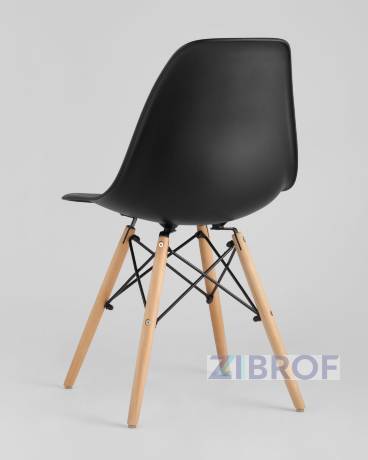 Eames стол черный диаметр 80 см, 2 стула Eames DAW черные в Ярославле