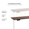 Стол с регулировкой высоты E6 белый/ЛДСП коричневый дуб, 140x70 в Ярославле