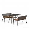 Комплект мебели из иск. ротанга T286A/S139A-W53 Brown в Ярославле