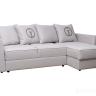 Диван Sorrento 230 с канапе трехмест.раскл (Еврокнижка) Koza3803-SVSER+Nev83 230*156*90см в Ярославле